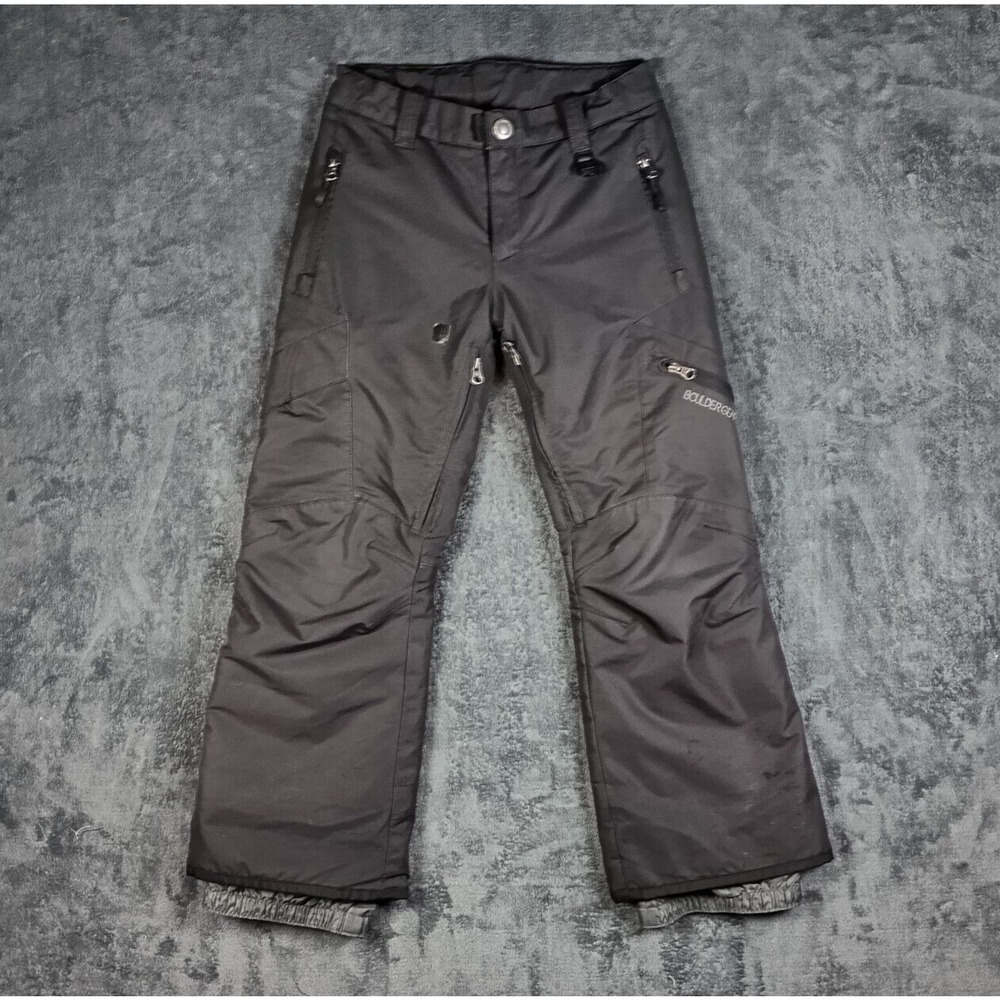 Boulder Gear Snow Pants‎ Boys Extra Small Black Insulated Cargo Ski Winter